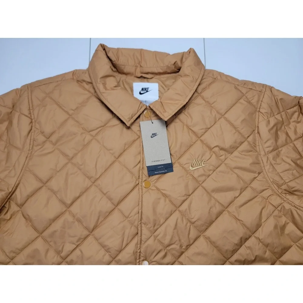 Nike Lightweight Quilted Therma-FIT Insulated Jacket FZ0634-224 Mens Size XL New